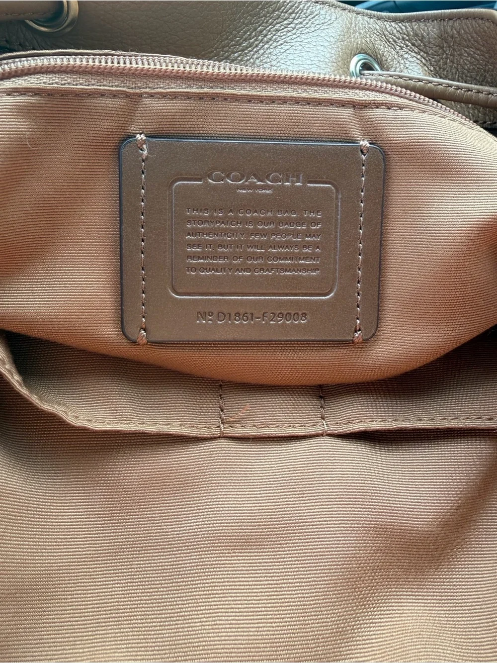 Coach classic leather